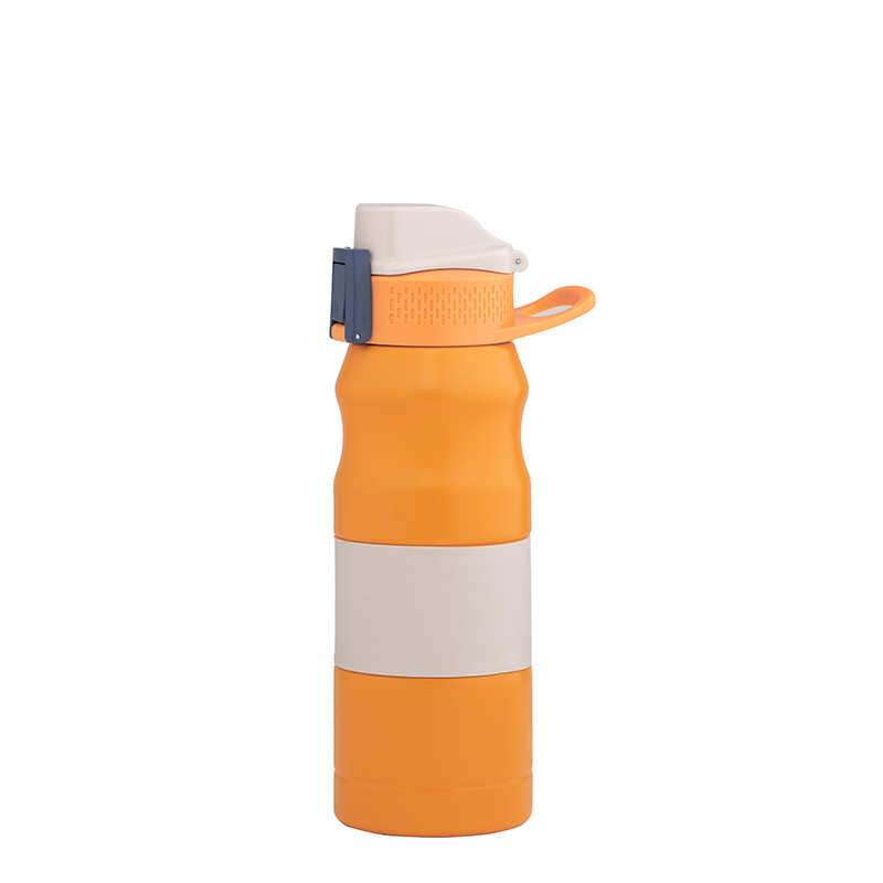 Stainless steel double wall vacuum insulated flip-up lid bottle flask GW-S030