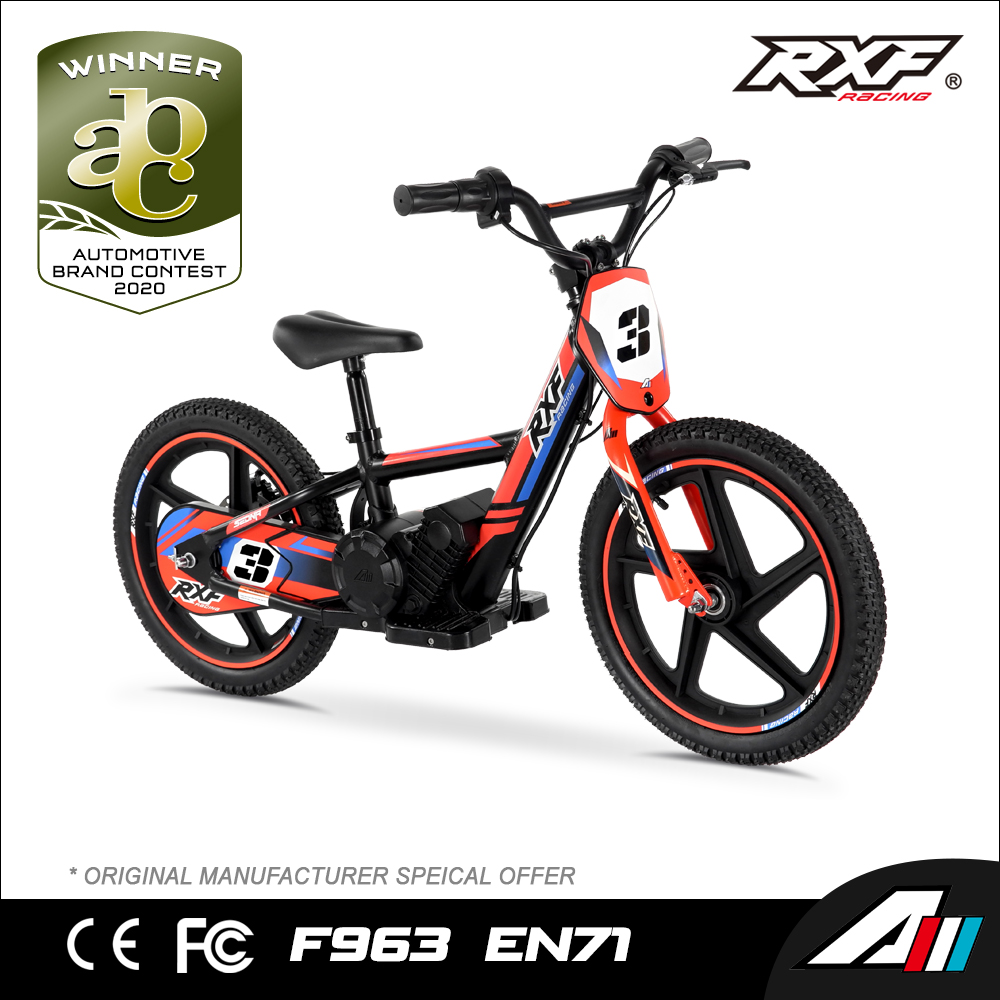 APOLLO Kids Cross Bike Balance Bike Electric Balance Bike 16 Inch Wheel 250W 5.2ah Electric Bike