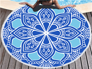 Round beach towel