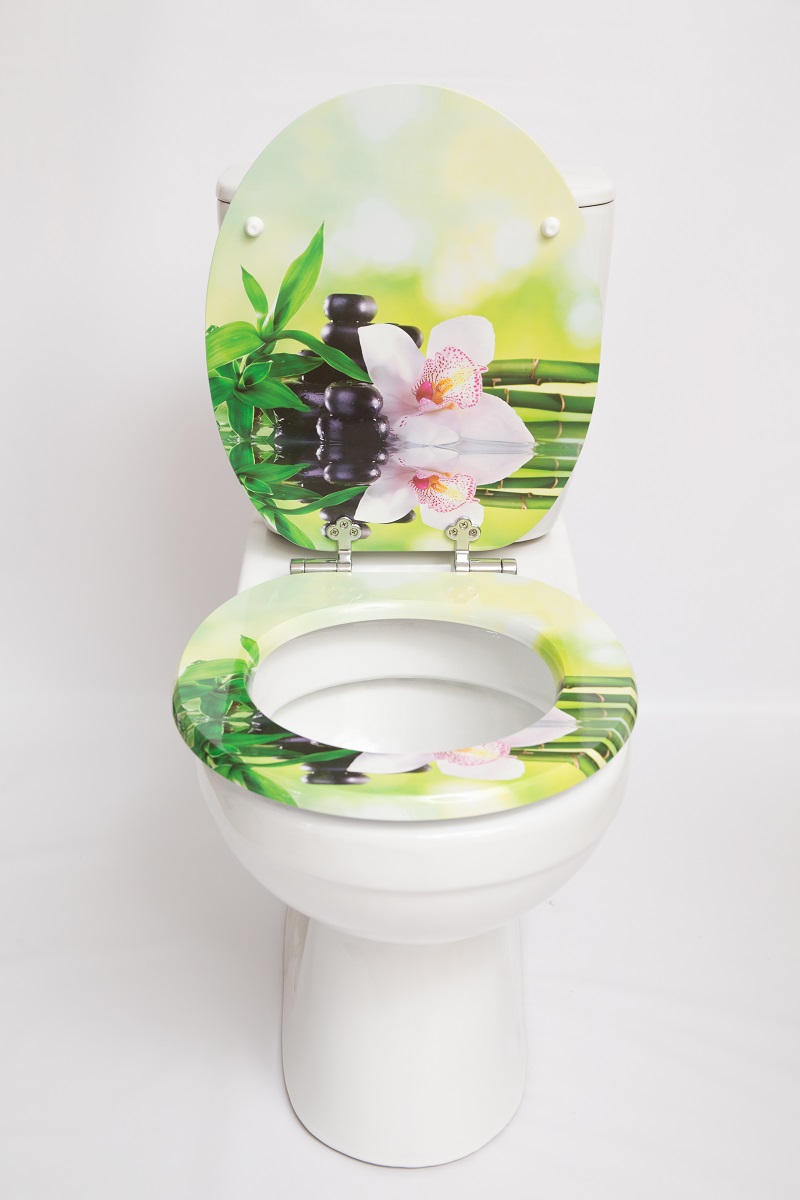 Factory Directly Sales Custom Printing MDF Toilet Seat Cover WC Toilet Seats