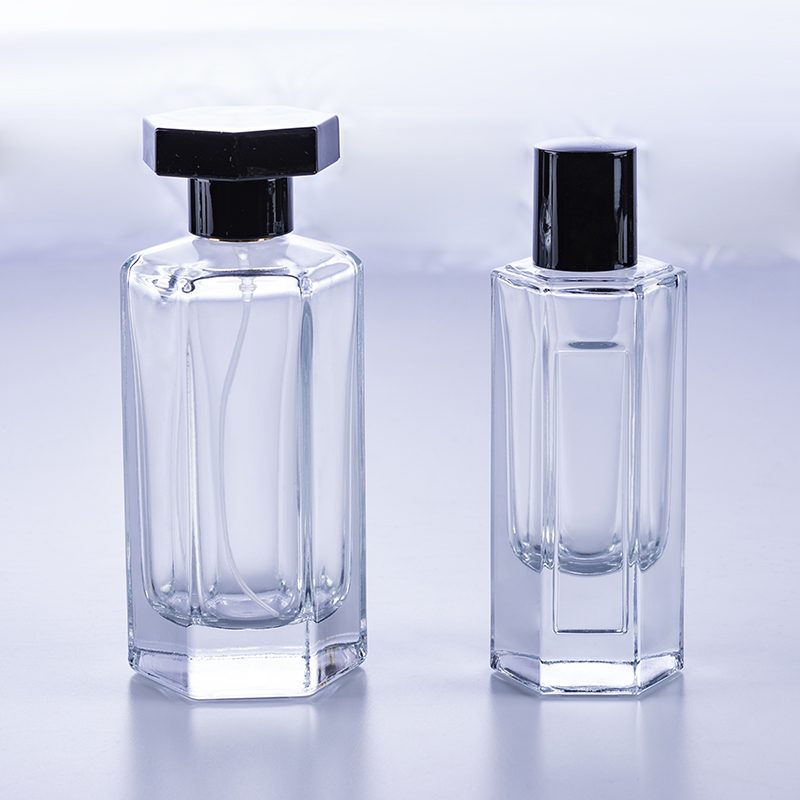 50ml 100ml hexahedral perfume bottle