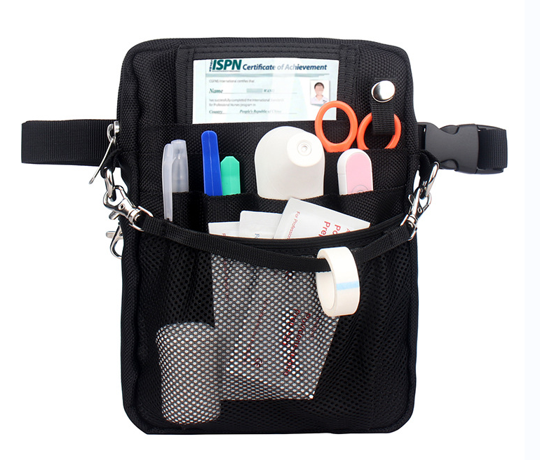 #A15 Durable Medical Storage Pouch Custom Small Organizer Pouch Inner Zipper Pocket Waist Pouches
