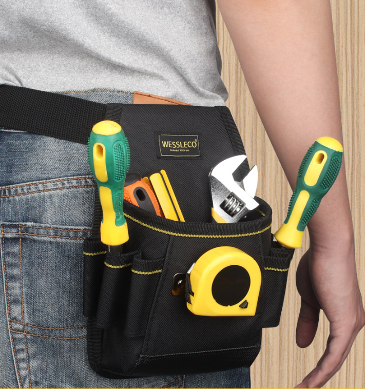 #A19 Heavy Duty Multi Functional Tool Belt Organizer Waist Tool Bag for Electrician Tool Bag