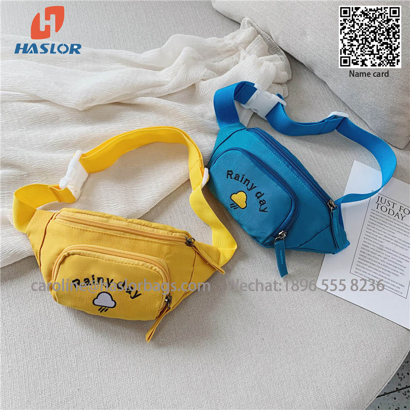 Wholesale hot selling Small Hip sack waist pack fanny bags phone wallet bag for kids teens adults