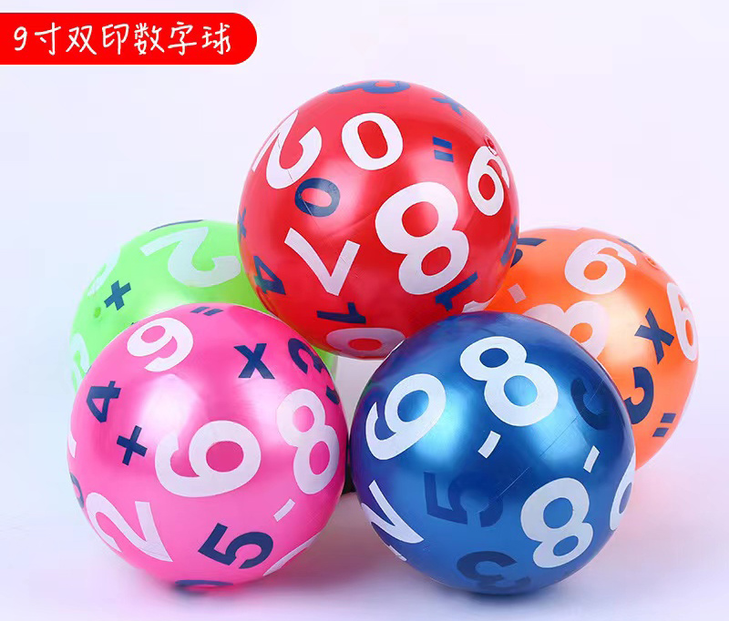 9'number inflation balloon