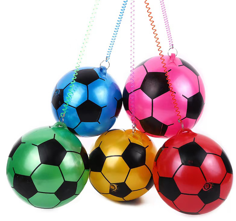 9'Color football inflation balloon with Spring Chain