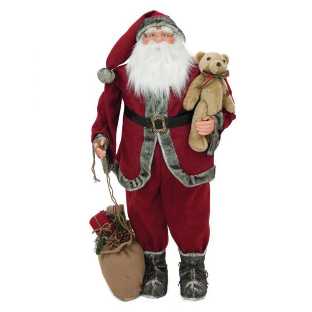 110 cm Christmas santa claus doll large gift set present for home decor
