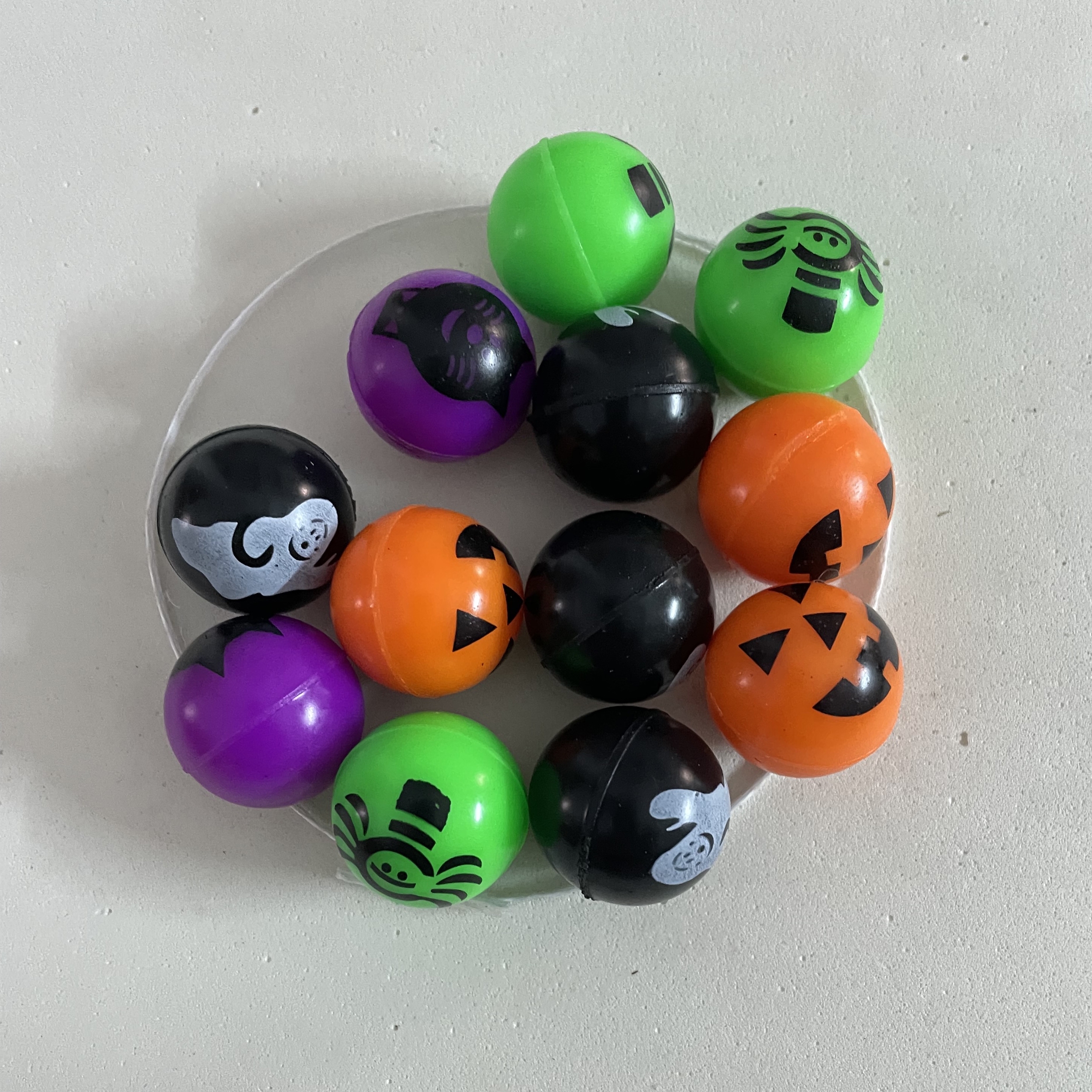 2.7cm Halloween bouncy ball 12pcs