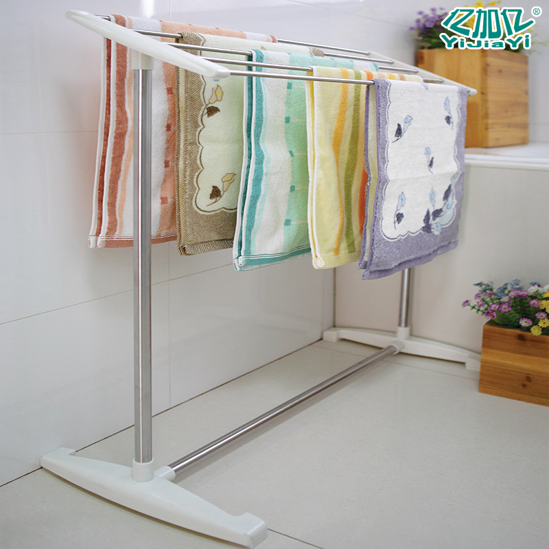 Towel rack clothes dryer rack shock rack