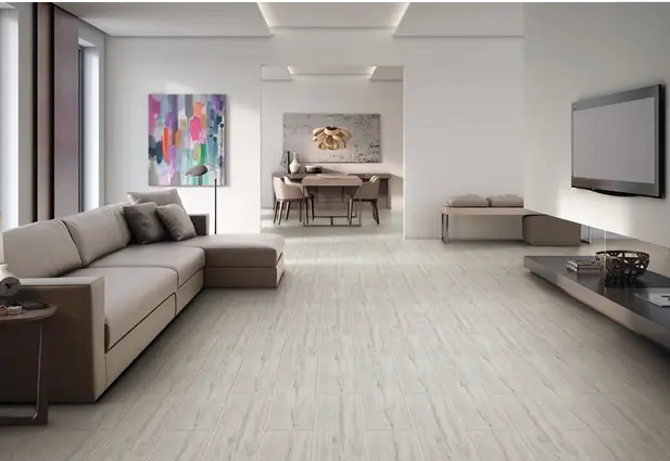 5mm thickness deep embossed easy installation loose lay vinyl plank flooring