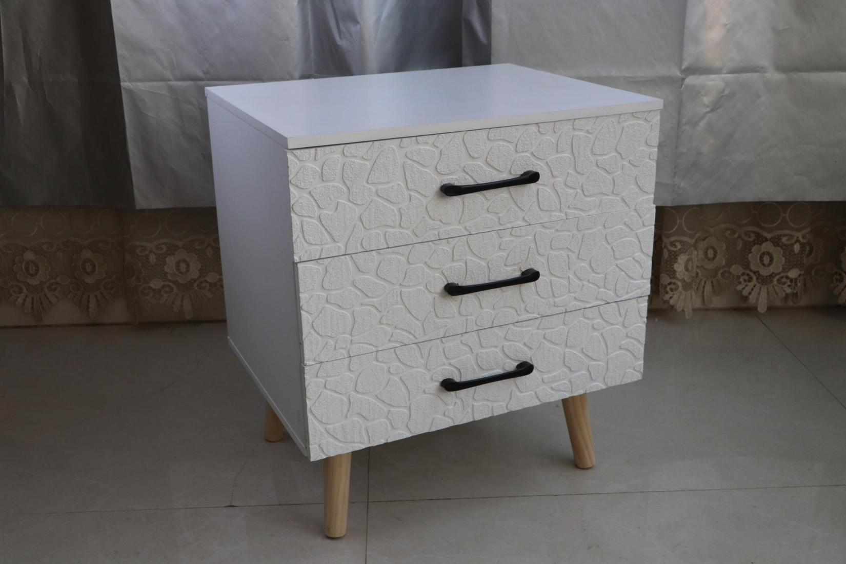 beside table