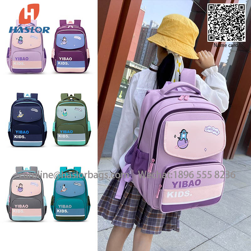 2021 High Quality Children Schoolbag Large Capacity Student Load Reduction Spinal Protection