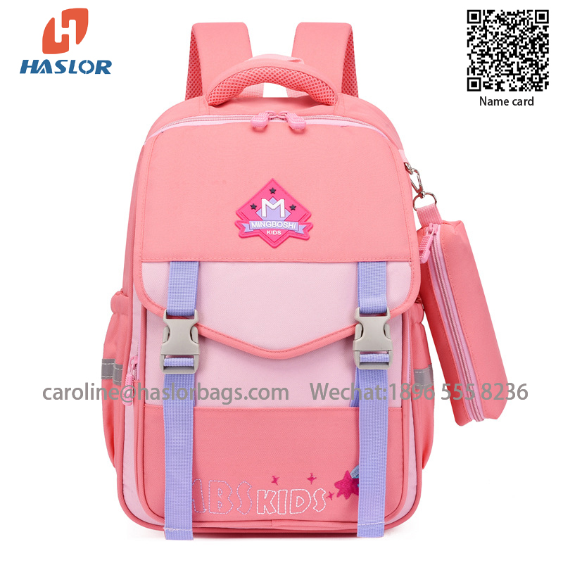 Schoolbags for grade 2-6 Korean version large capacity backpacks cute fashionbackpackwithpencil case