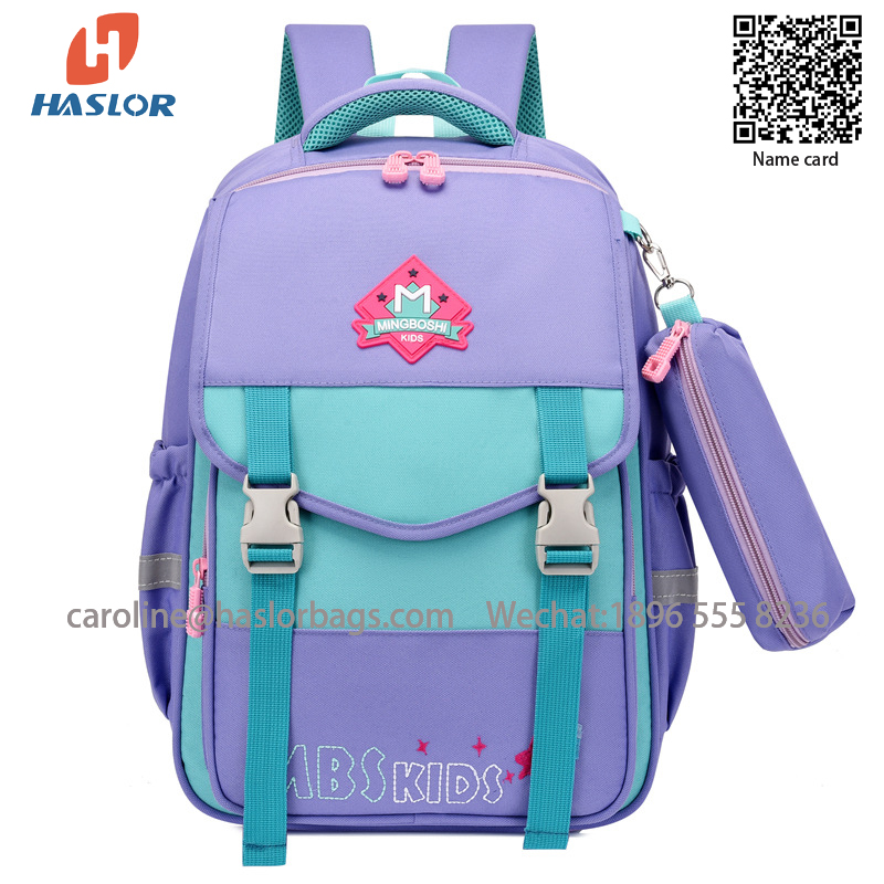 Schoolbags for grade 2-6 Korean version large capacity backpacks cute fashionbackpackwithpencil case