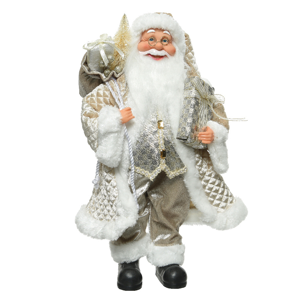 30 cm Christmas decoration santa claus figure gift bag xmas tree ornaments