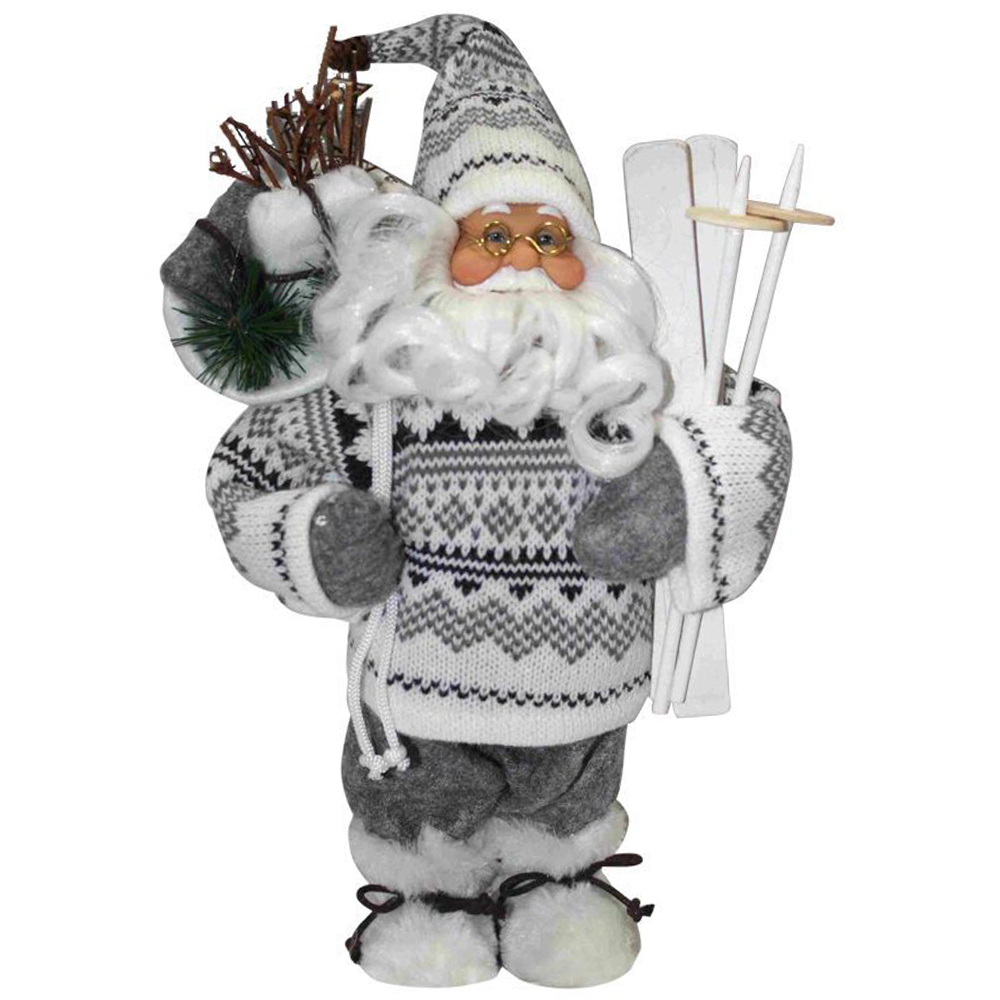 30 cm Christmas decoration santa claus doll gift bag xmas tree ornaments