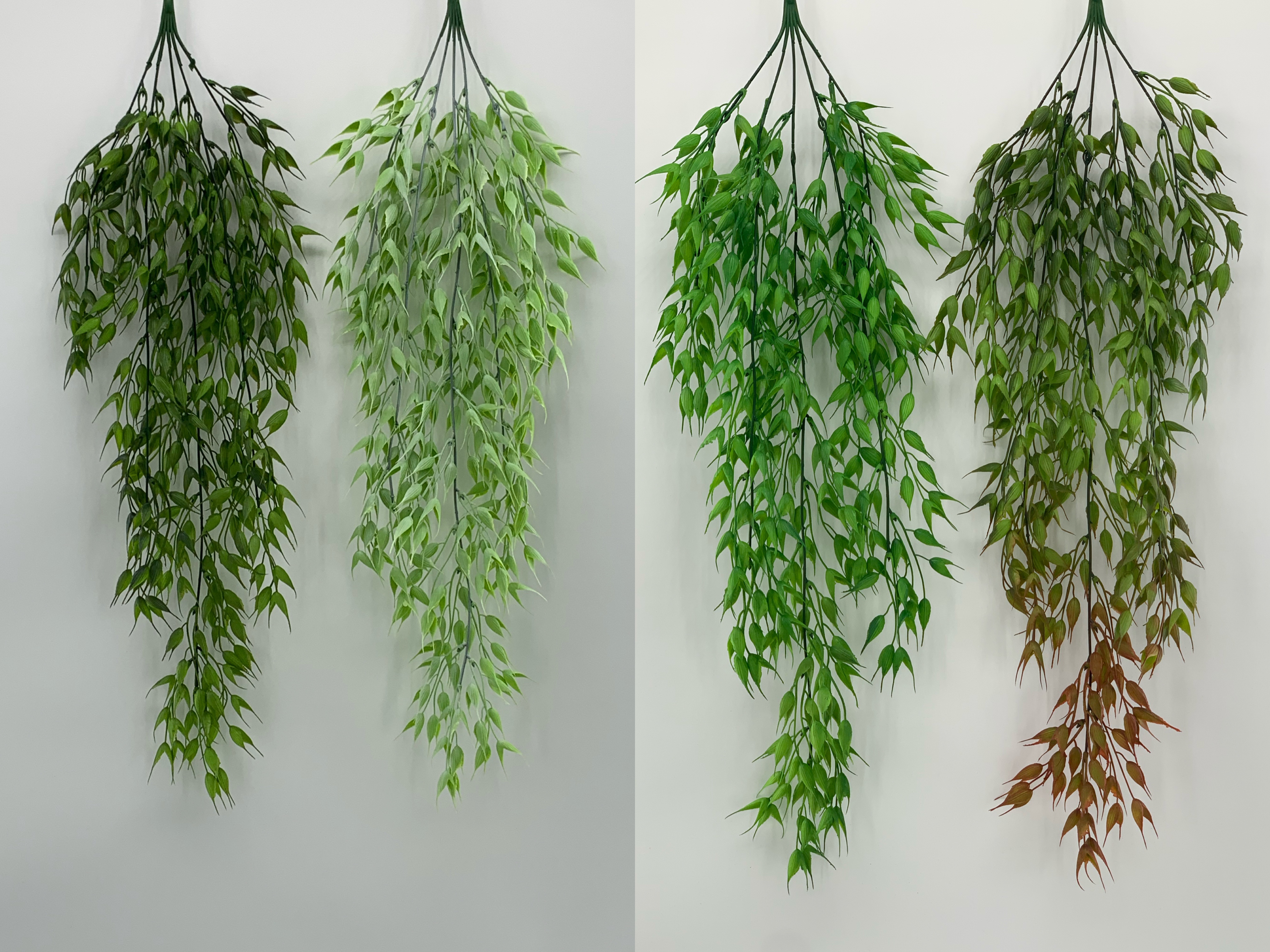 Rattan Plastic Grass X 5 With 45 Leaves (Yu5634x5)