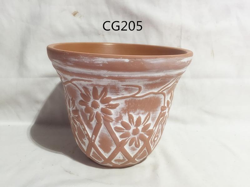 Red clay pot