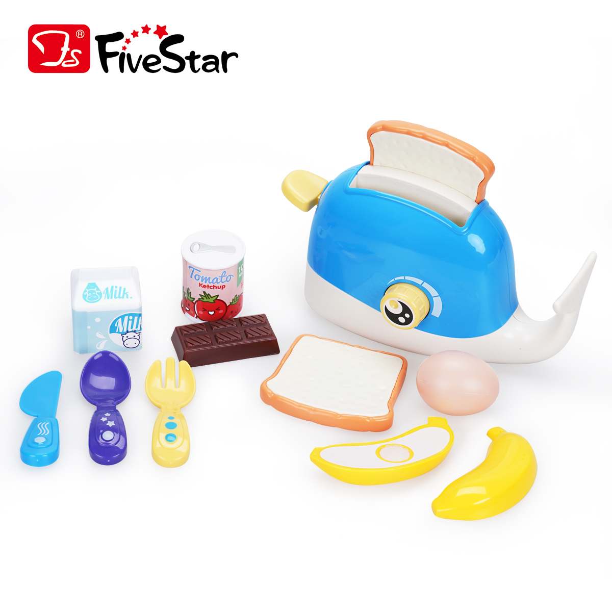 Cute whale toaster