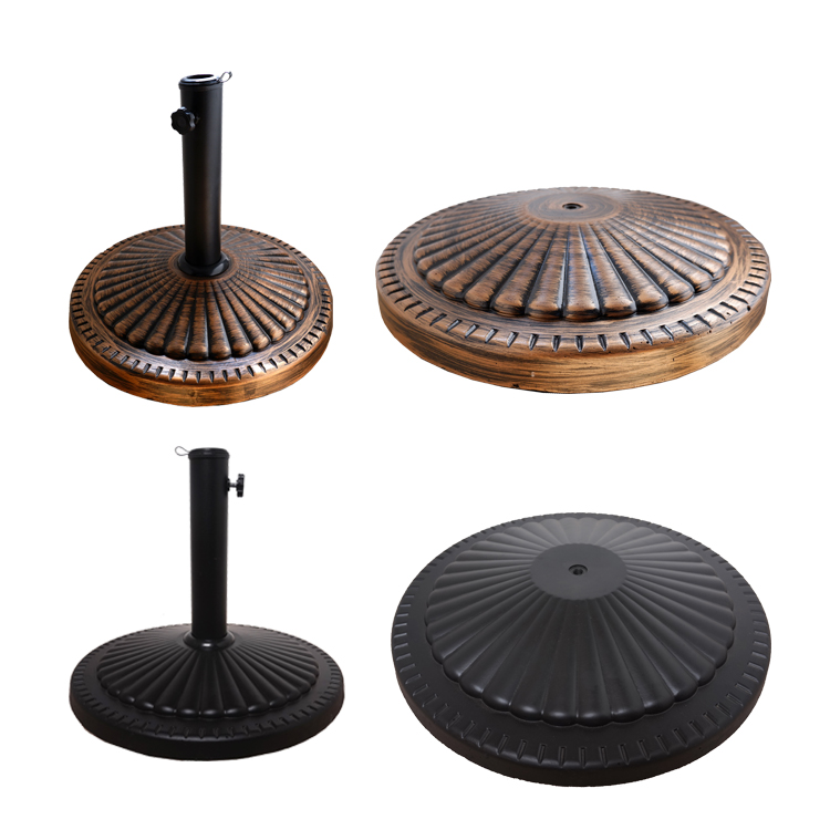 Patio umbrella base flower round shape for outdoor sunshade