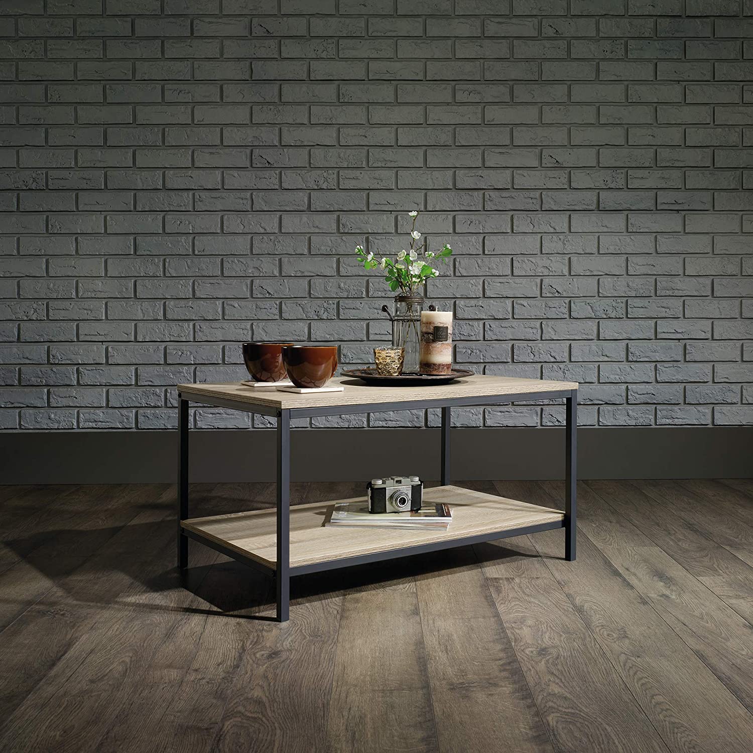Polished coffee table