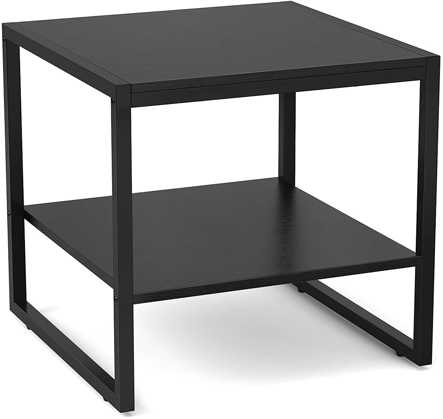 Classic double shelf rack coffee table