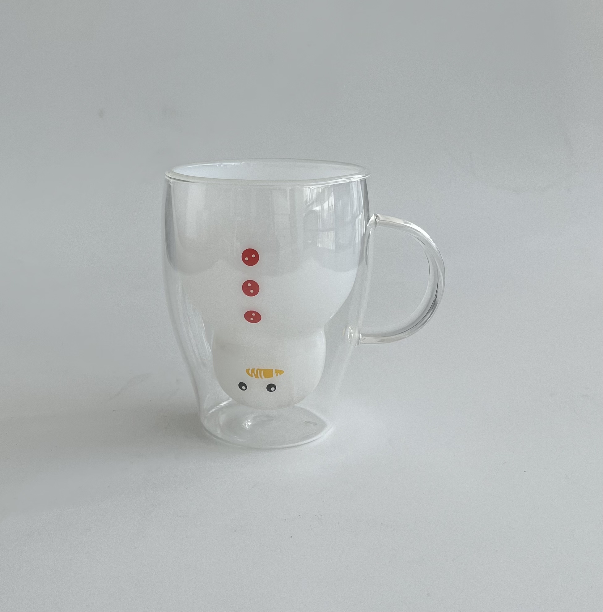 Double wall borosilicate glass