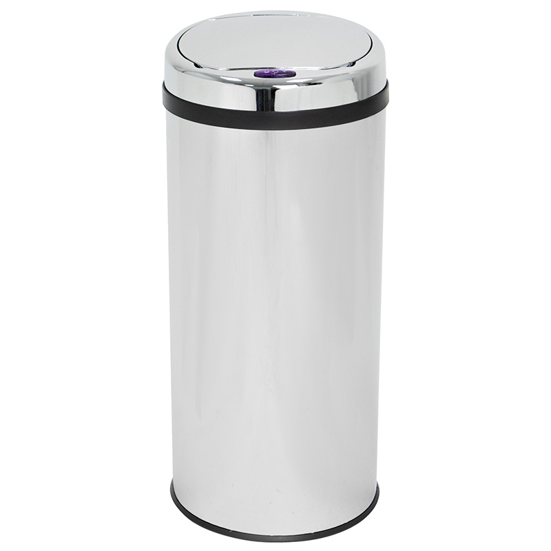 New Design 42L stainless steel sensor bin kitchen use power saving automatic trash can