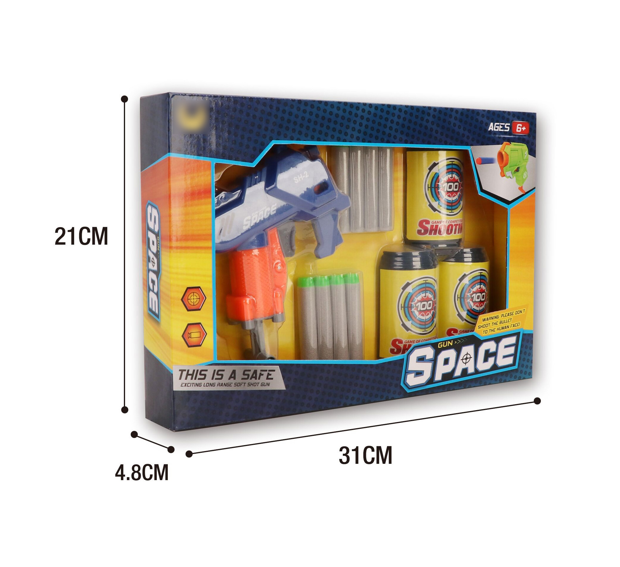 EVA soft bullet gun set