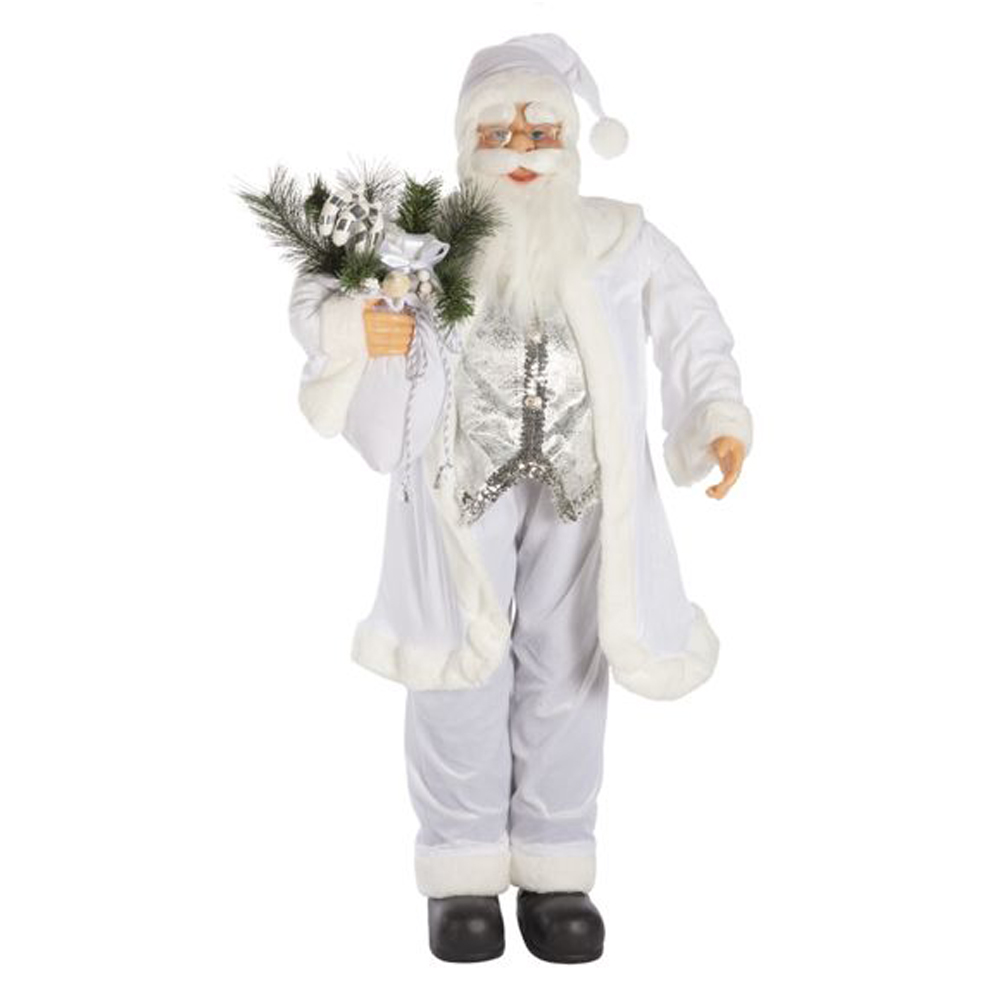 110 cm Christmas santa claus figure doll large gift bag present for home decor