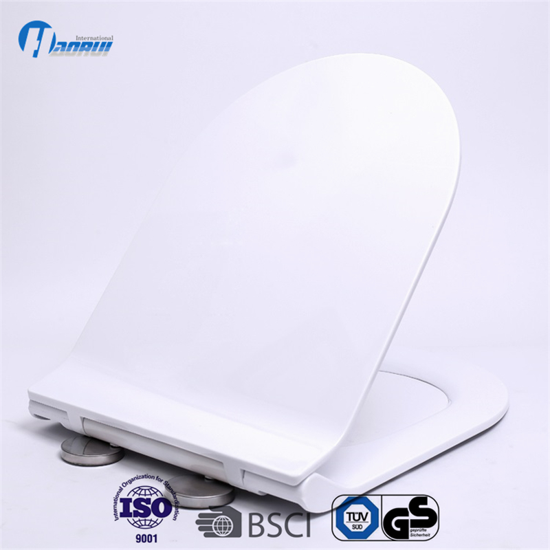 Toilet seat, Plastic Slim toilet seat, PP toilet seat , Plastic soft close toilet seat , Slim PP