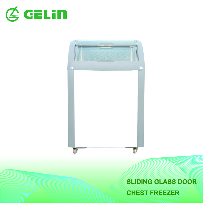 Glass Door Chest Freezer Sd-158