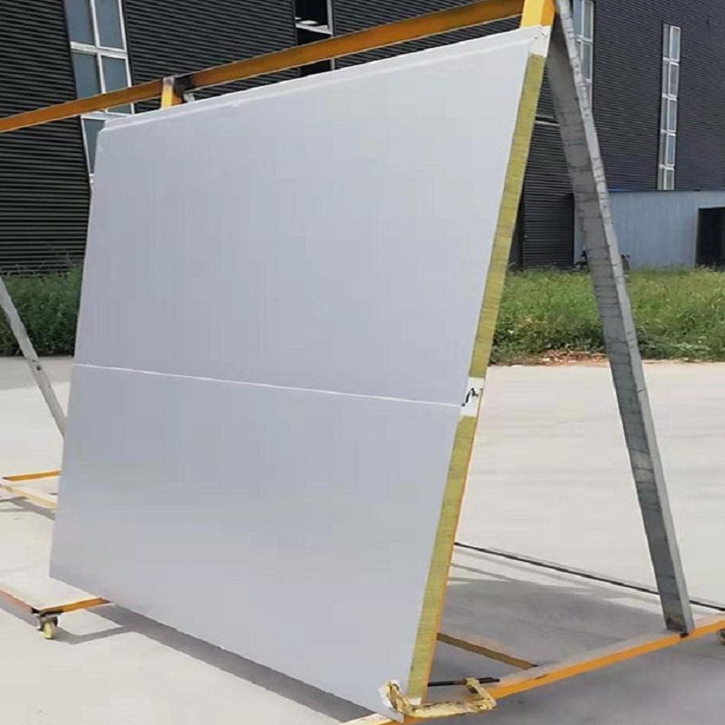 Pu edge sealing Rock wool sandwich panel
