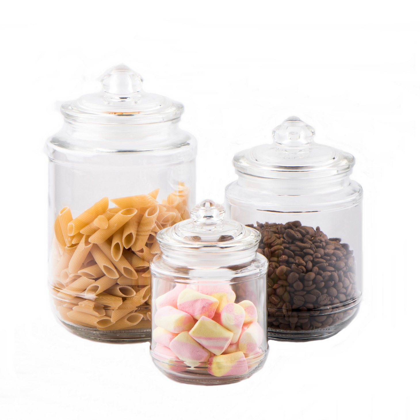 Glass food jar with glass lid CPP887T