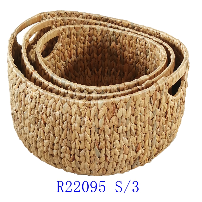 Grass laundry basket
