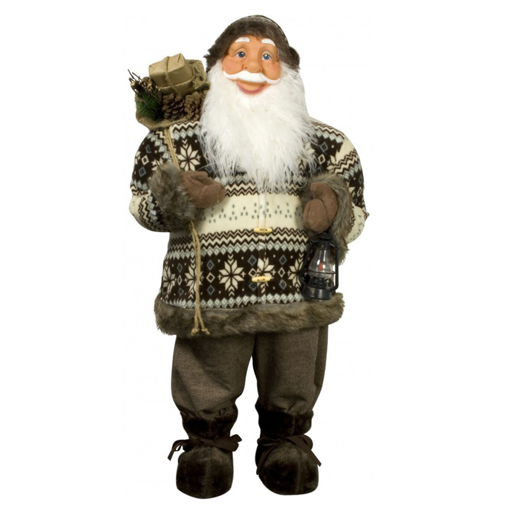 80 cm Christmas decoration santa claus figure gift bag oil lamp ornament festival toy for home