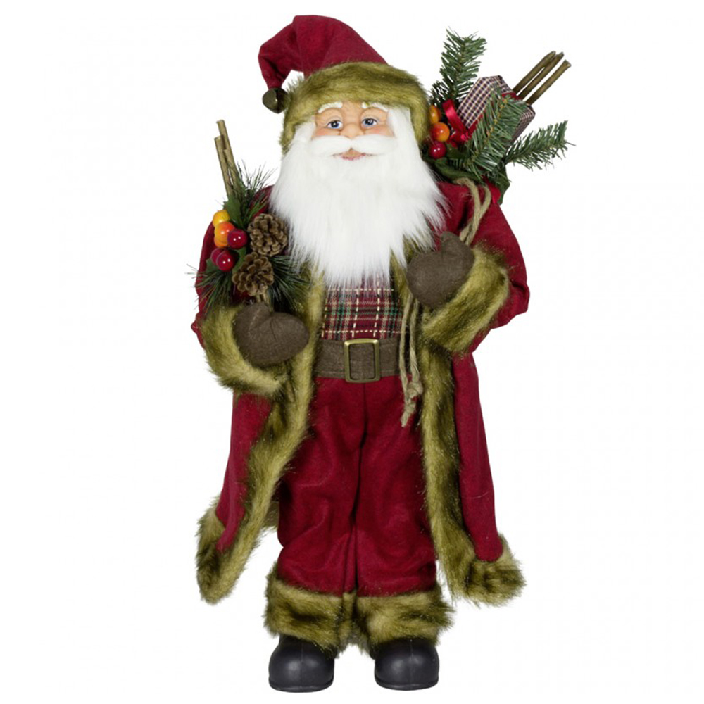 60 cm Christmas decoration santa claus doll pine cone gift bag ornaments party supplies festival