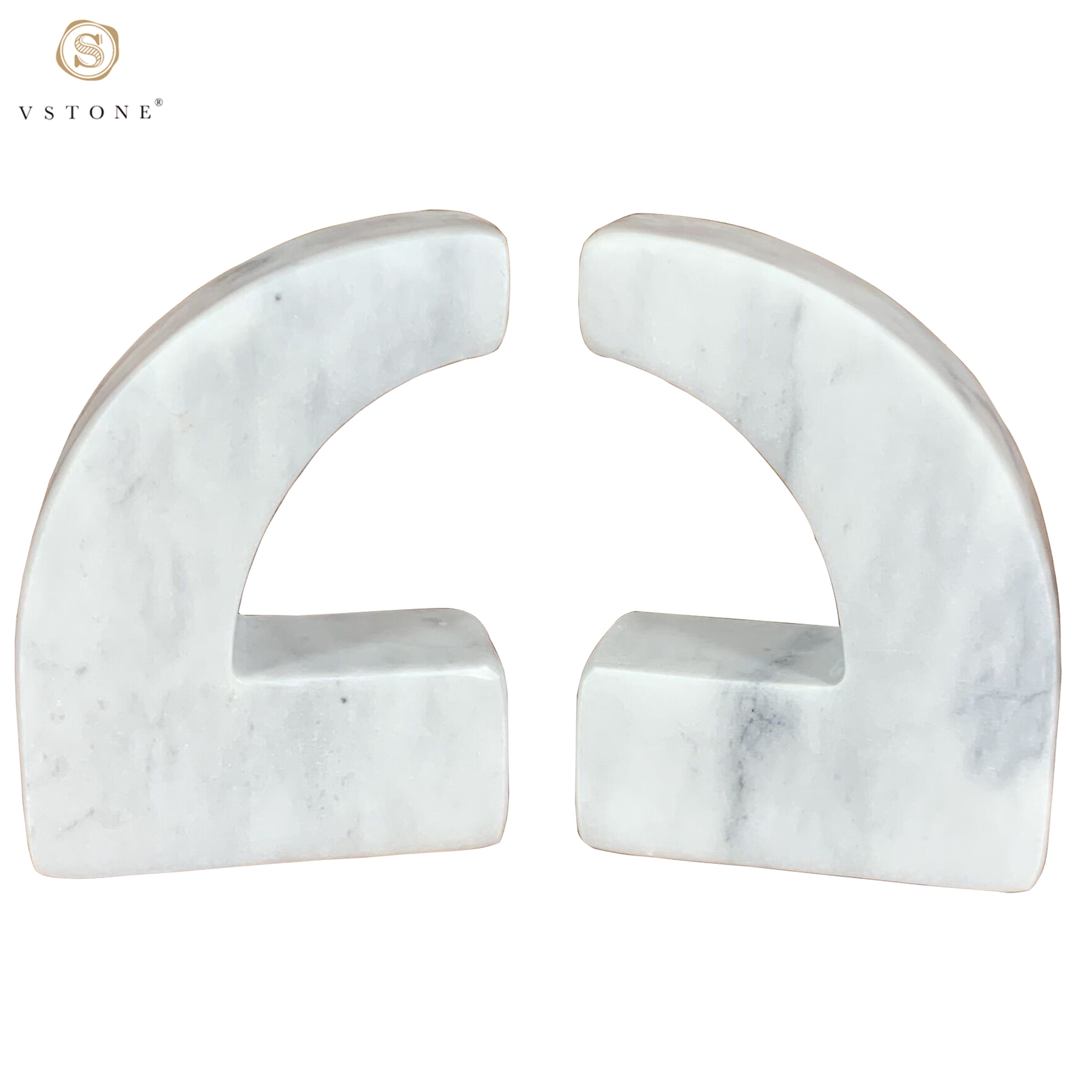Marble bookends/decorative bookends/book holder/marble bookends for heavy book