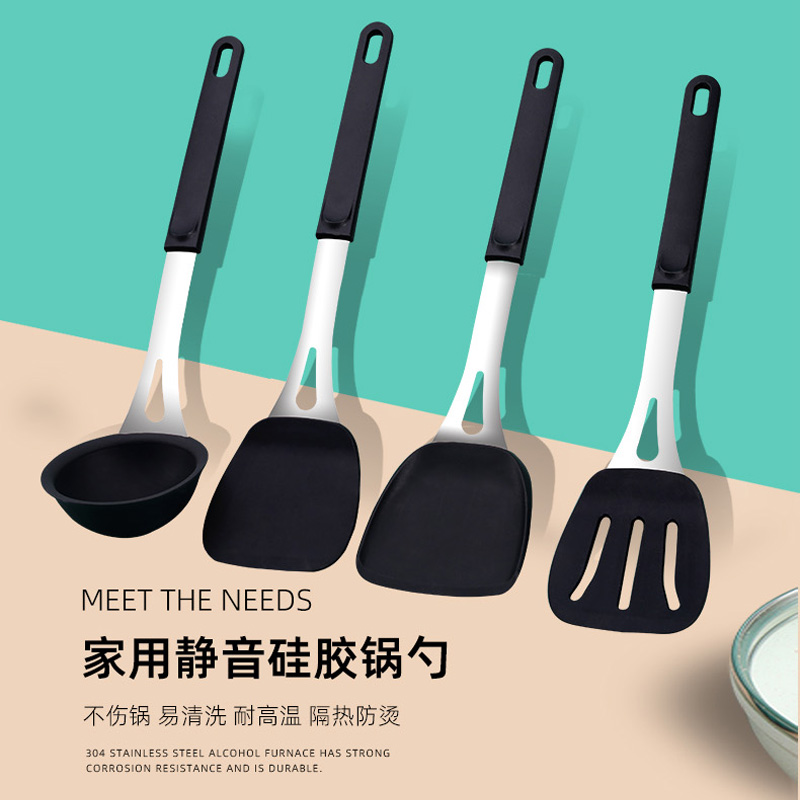 Household silicone pot spoon