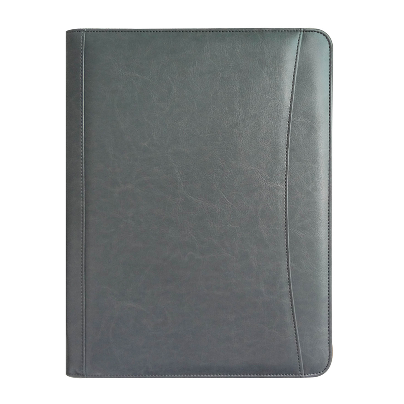A4 writing pad business presentation file folder durable document bag pu leather portfolio padfolio