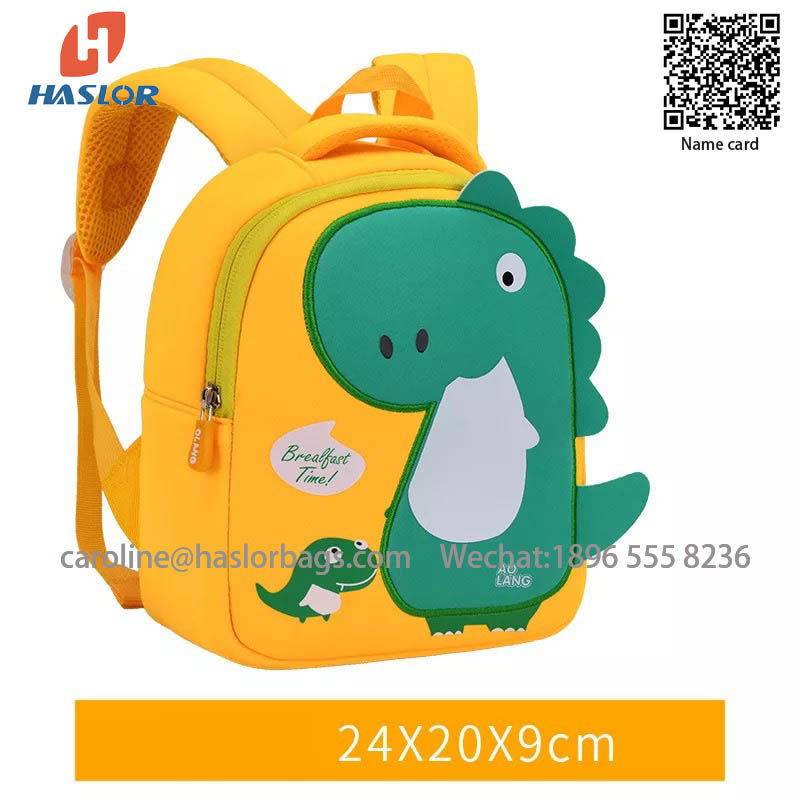 Neoprene dinosaursmallanti-lost preschool school Kids backpacks kindergarten children's Mini toddler