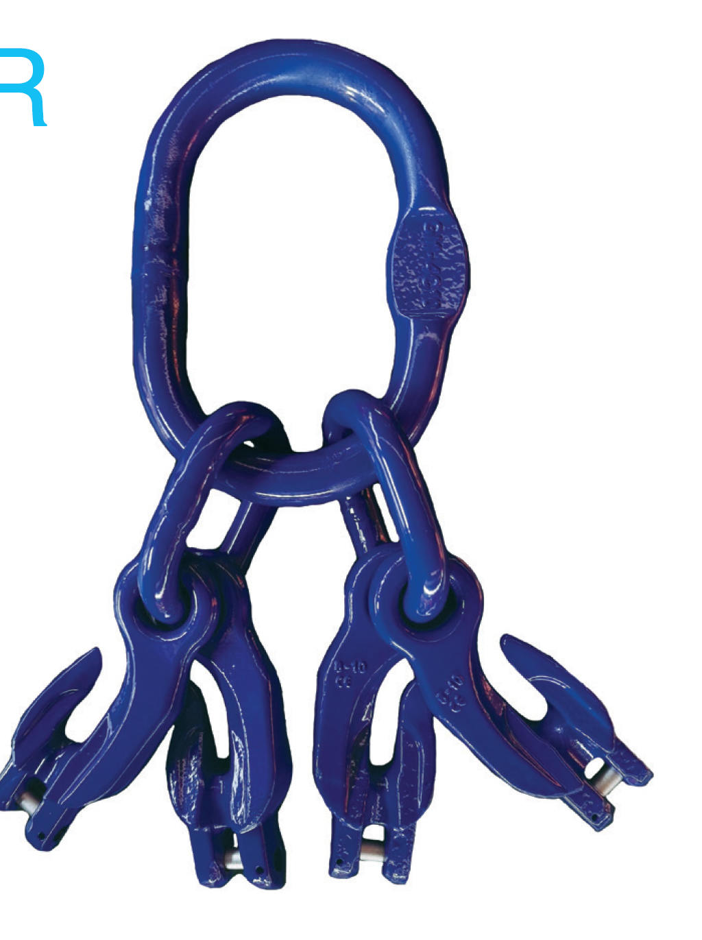 G100 intergrated shortening hook assembly with master link 4 leg