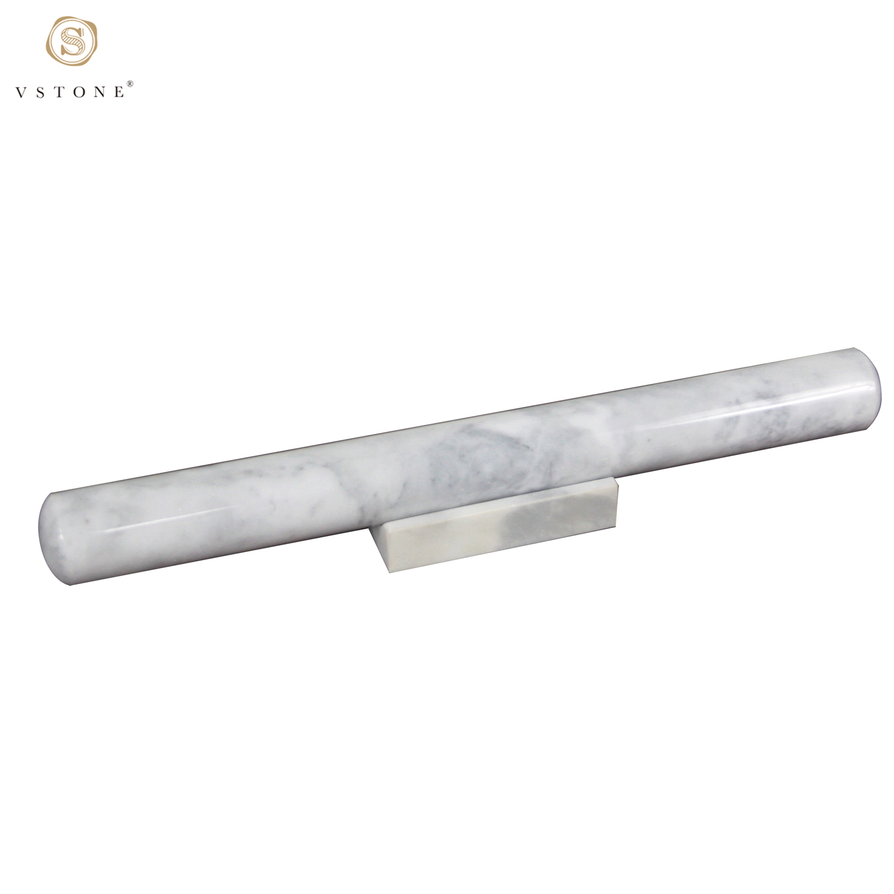 Marble rolling pin with marble stone stand