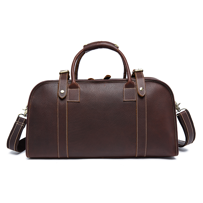 New style manufacturers fashion cowhide leather handbag travel bag