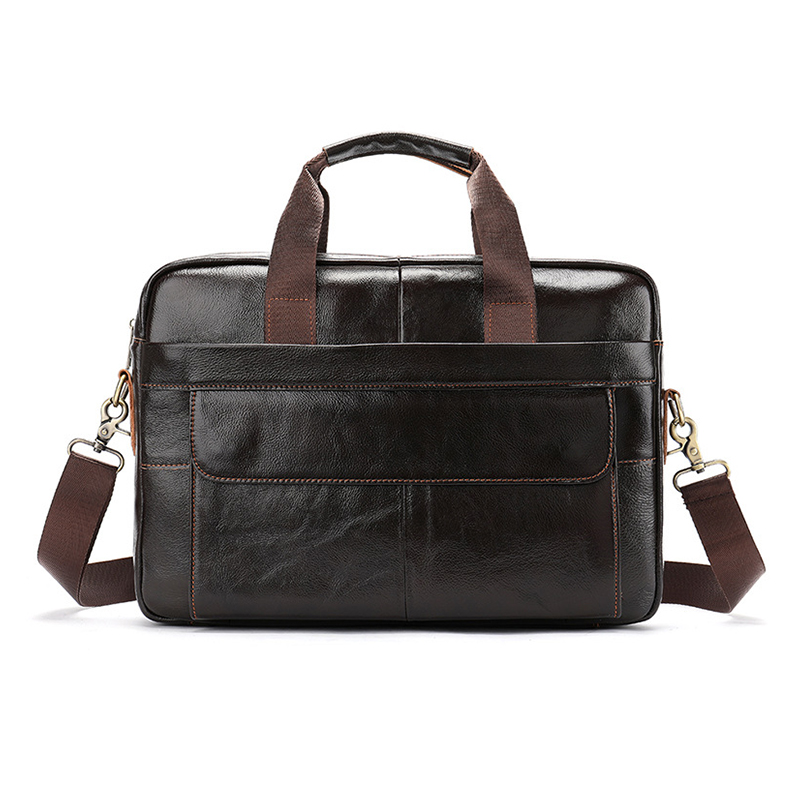 Best wholesale laptop bag new popular genuine cowhide leather large capacity handbag manufacturer