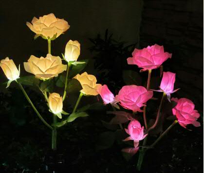 Solar six rose lanterns