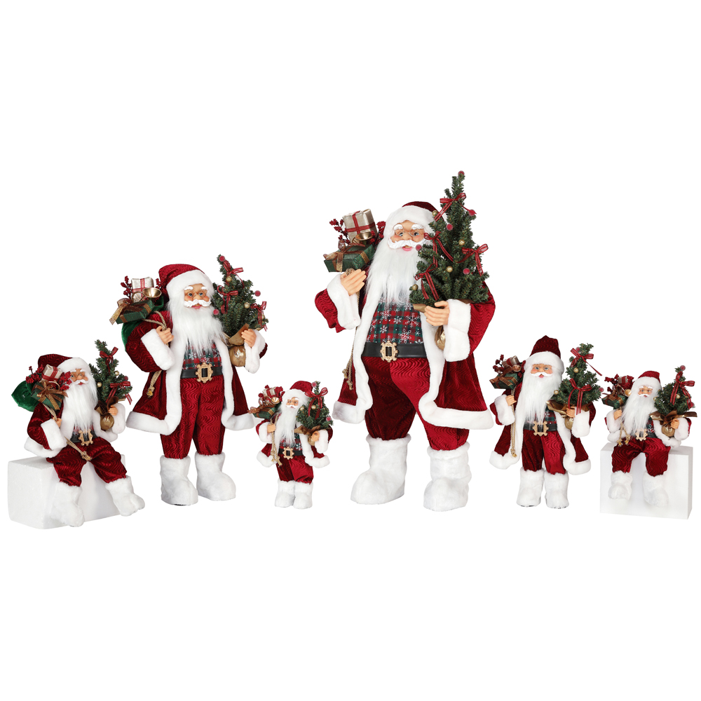 30~180cm santa claus family christmas decoration supplies christmas present holiday decoration