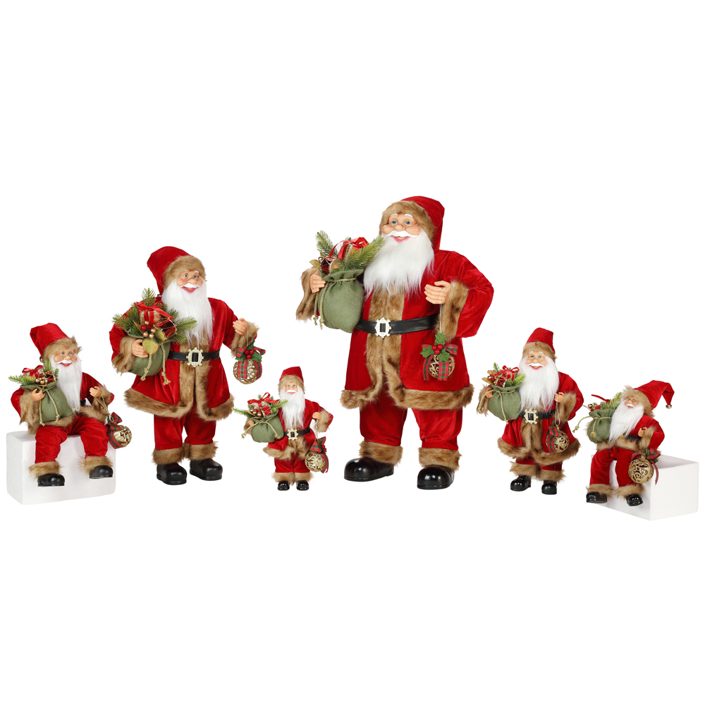 30~180cm santa claus family christmas decoration supplies christmas present
