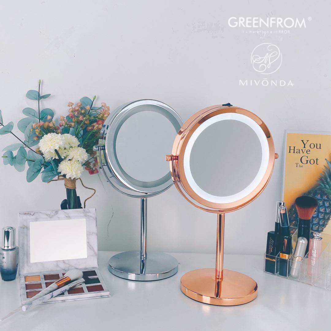 7inch LED table mirror for hyper market