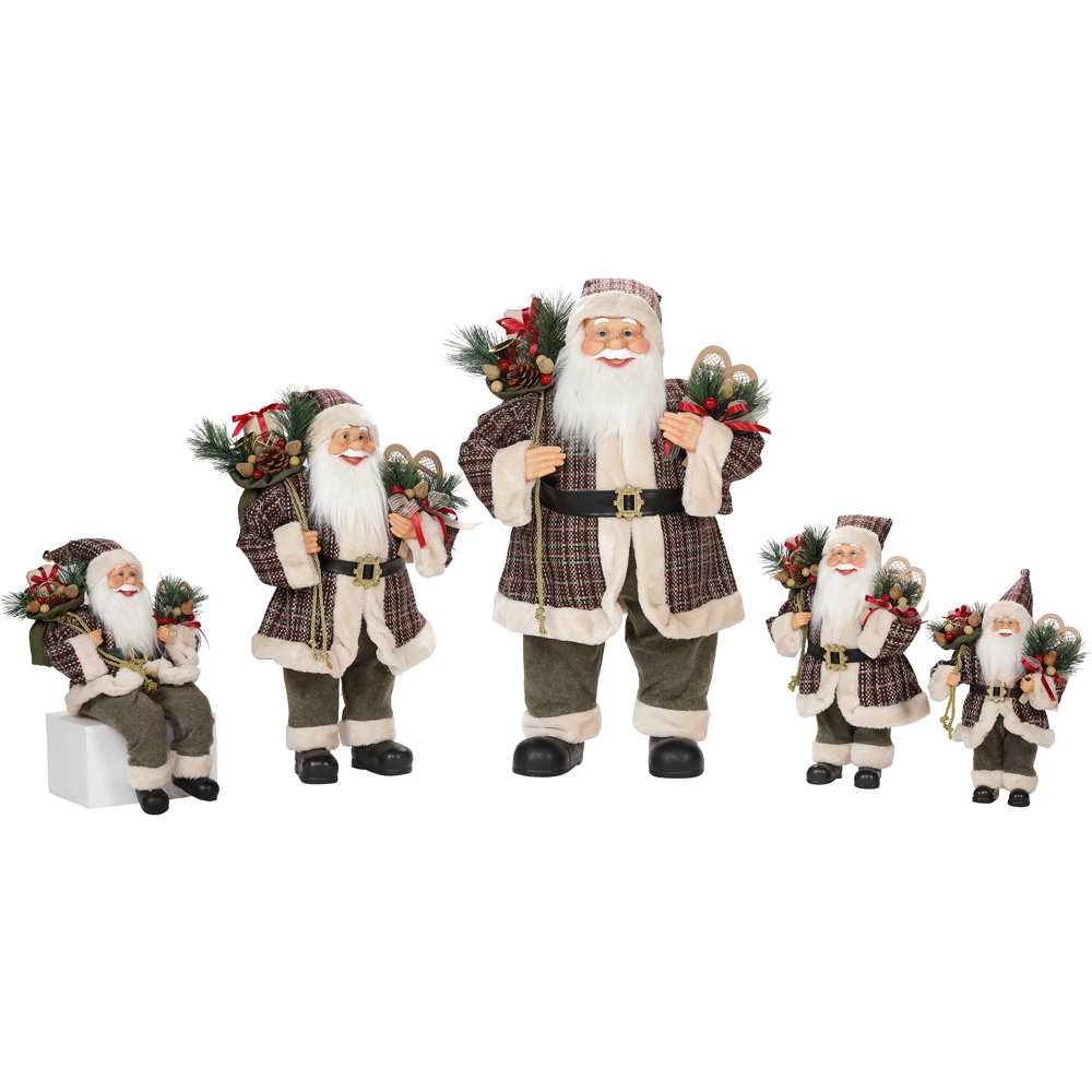 30~180cm Christmas navidad Santa Claus with tennis racket Traditional Decoration